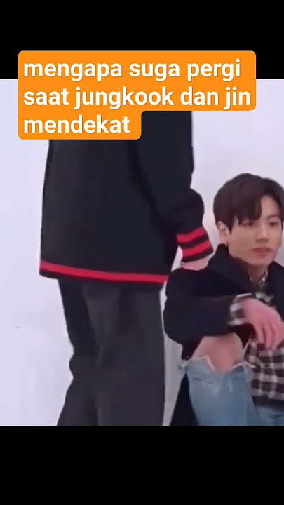mengapa suga pergi saat jungkook dan jin mendekat #suga #jungkook #jin
