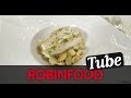 ROBINFOOD / Pasta con rape y refrito + Cremoso de naranja y yogur