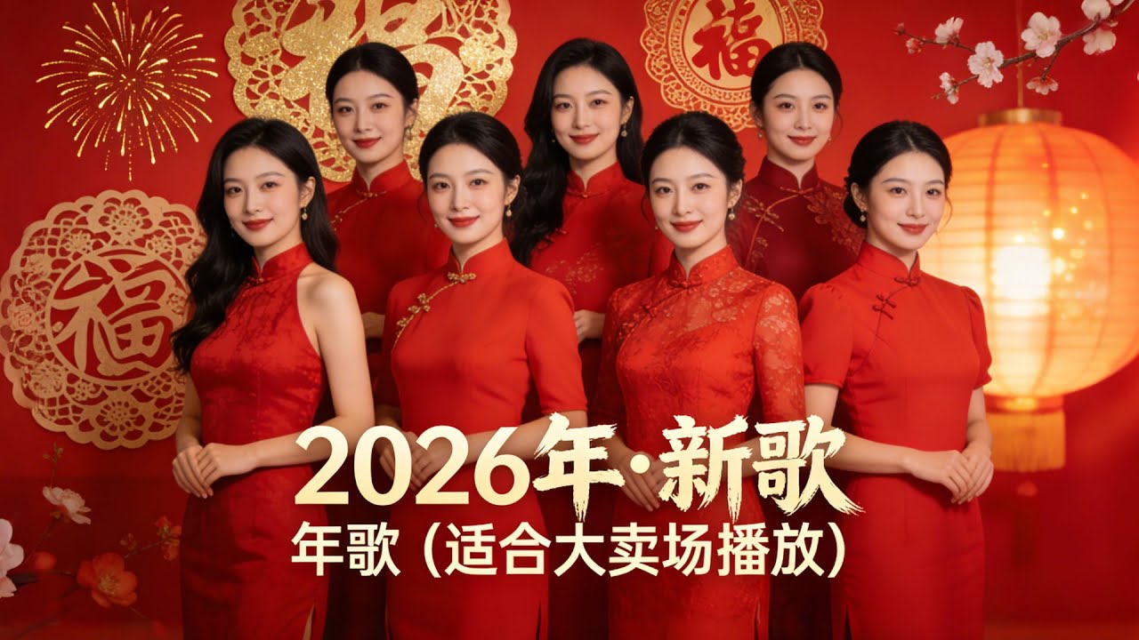 2026年新年歌 、 Lagu Imlek 2026【最好聽的新年歌曲 2026】、 Gong Xi Fa Cai、Chinese New Year Song 2026 新年钟声敲起来 5（完整版）