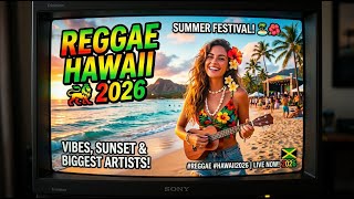 Relaxing Tropical Reggae Live 2026 – Beach Waves &amp; Chill Energy