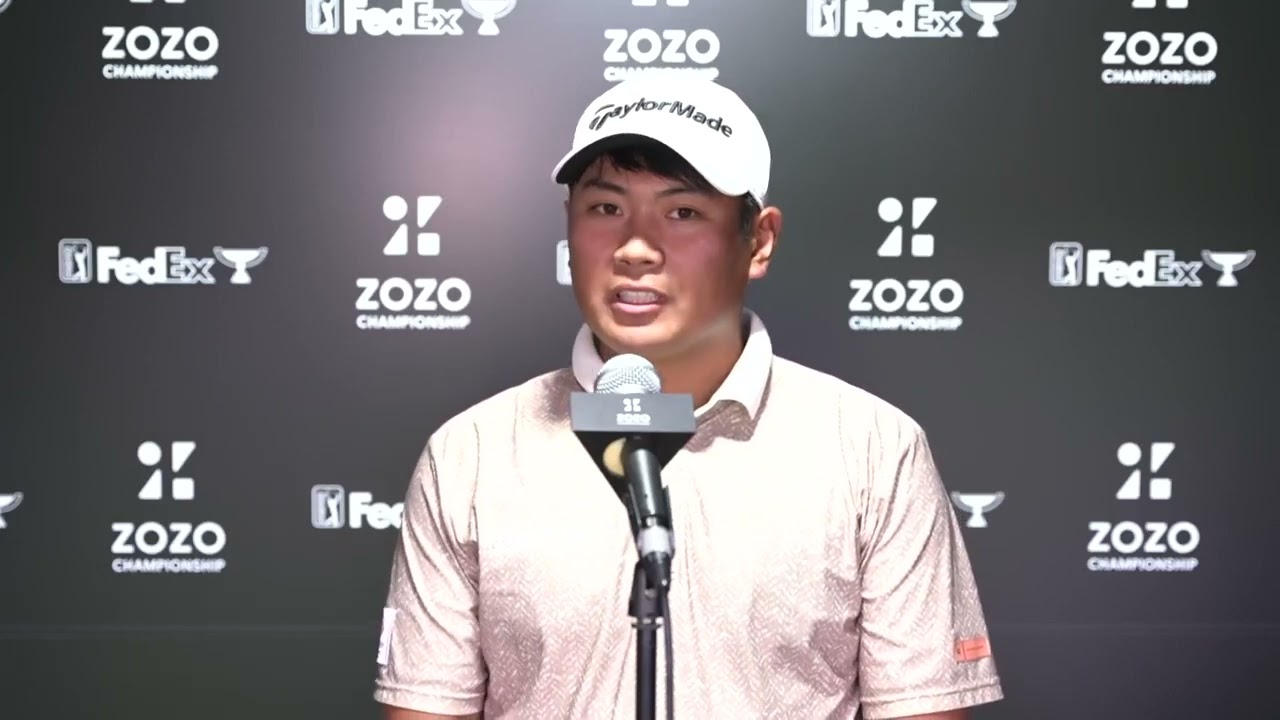 Ryo Hisatsune Friday Japanese Flash Interview 2022 ZOZO CHAMPIONSHIP · Round 2