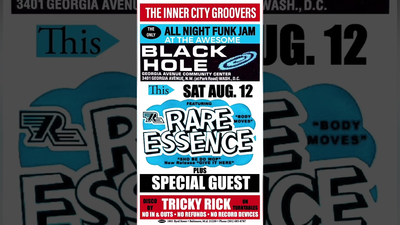 Rare Essence Black Hole 8-12-89 Part 1 - YouTube
