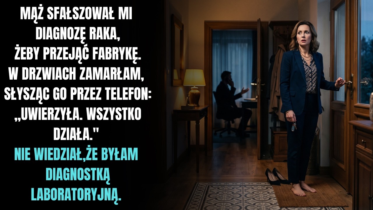 Cztery miesiące temu znalazłam w kieszeni marynarki męża wizytówkę agentki nieruchomości. Nie powiedziałam mu o tym. Wczoraj usłyszałam od lekarza, że mam raka. Dziś odkryłam, że numer próbki na...