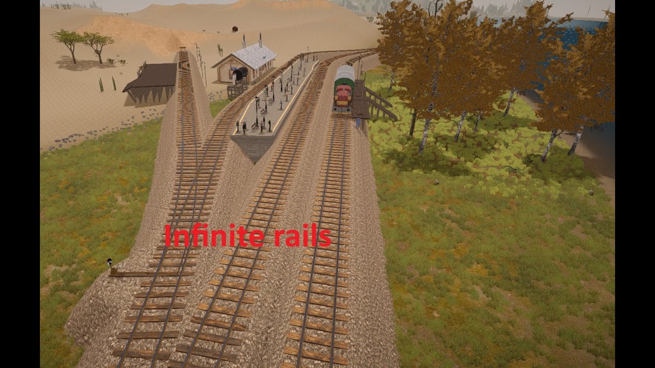Infinate Rails Infinite rails 3* díl: Projížďka po mé mapě CZ/SK - YouTube