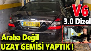 MERCEDES S320 CDİ V6 DİZEL || TAM BİR MAKAM ARABASINI TAMİR ETTİK !!