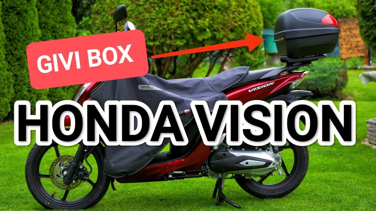 FITTING - HOW TO INSTALL A GIVI TOP BOX HONDA VISION 110 #honda