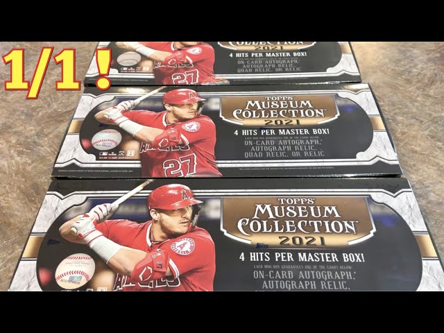 TOPPS 2021　MUSEUM COLLECTION　新品未開封ミニBOX TOPPS 2021 MUSEUM COLLECTION 新品未開封ミニBOX