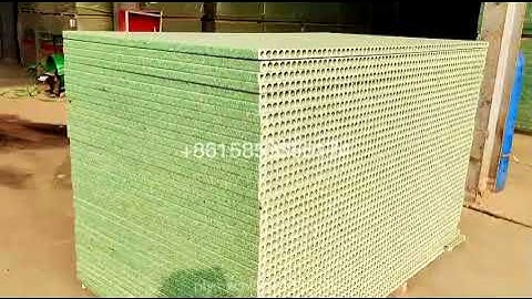 tubular/hollow core extruded particle board production line making machine/extruder/hot press