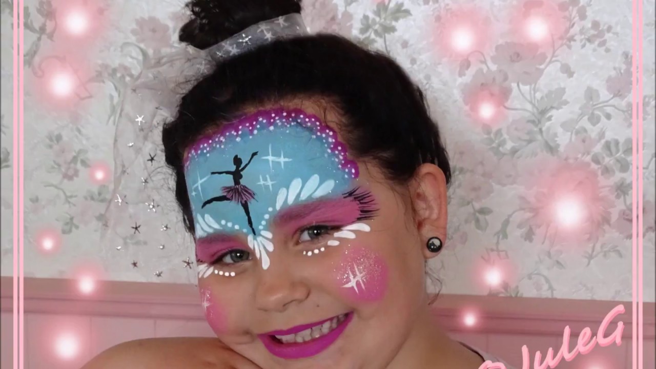 Face paint ballet / Kinderschminken Ballerina Tutorial / Face paint