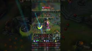 Jinx QUADRA KILL | VN Master Patch 26.15 #shorts