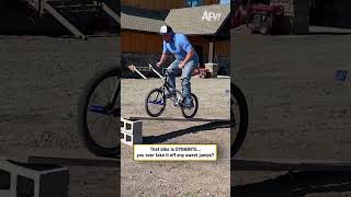 That bike is DYNAMITE... you ever take it off any sweet jumps?