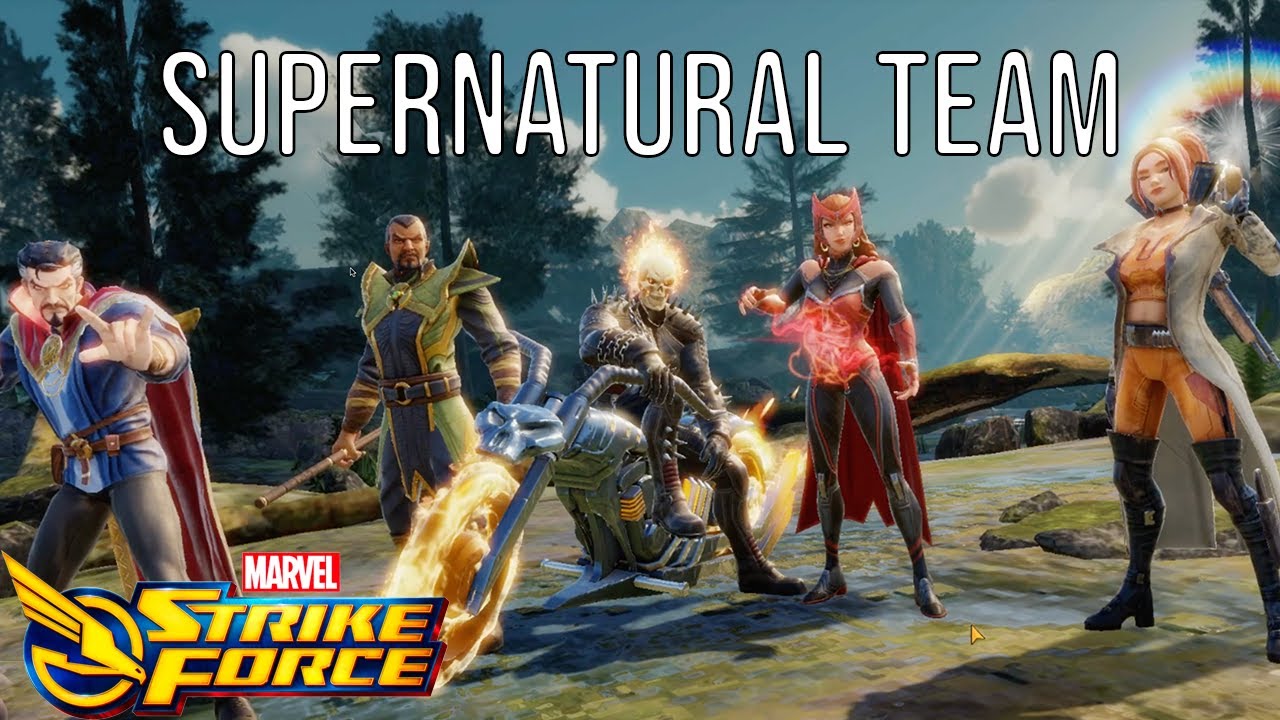 Full Supernatural Team on Blitz Marvel Strike Force YouTube