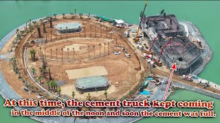 2155,the cement truck kept coming in the middle of the noon and soon the cement was full. by Bulldozer CITY 5,567 views 4 days ago 1 hour