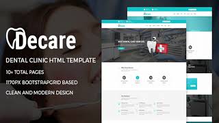 Decare - Dental Clinic Medical HTML Template | Themeforest Website Templates and Themes