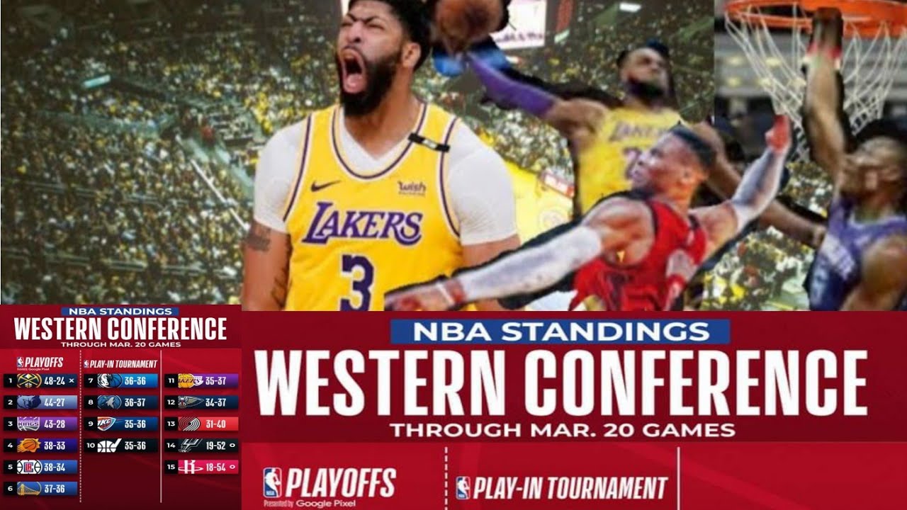 Latest Updates NBA Standings Western Conference Regular Season Revealed