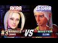 SF6 ▰ AKIRA (#3 Ranked Cammy) vs LESHAR (Elena) ▰ High Level Gameplay