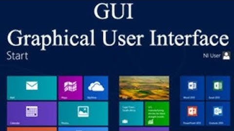 GRAPHICAL USER INTERFACE(GUI) Tugas  Video Matakuliah: IMK (Interaksi Manusia dan Komputer)
