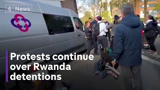 People seeking asylum arrested and held ahead of being flown to Rwanda
