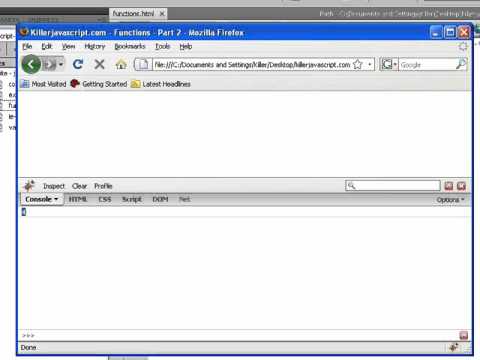 08 Javascript Functions Part 3