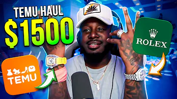 T-Pain's $1500 Temu Haul (DON'T SLEEP!!)