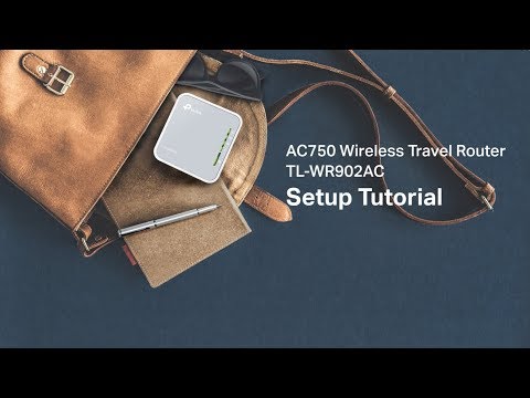 How to install and configure your TP-Link portable router(TL-WR902AC)