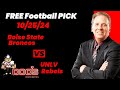 Free Football Pick Boise State Broncos vs UNLV Rebels Prediction, 10/25/2024 College Football