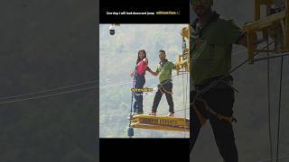 Bungy In Rishikesh #bungee #bungeejumping #jumping #adventure #trending #viral #bungy #shorts