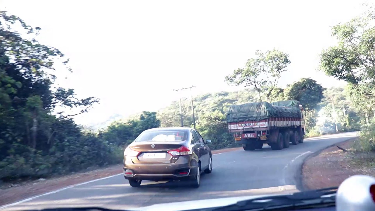 This is my drive in Ghat Road of Goa from Dandeli