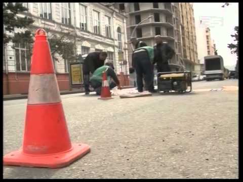 ქალაქში სიჩაქრის შემზღუდავი ბარიერების მონტაჟი მიმდინარეობს