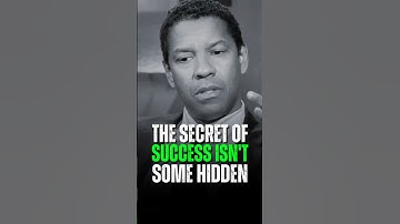 The secret of success isn