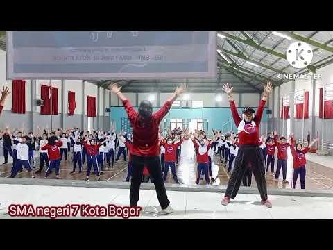 Senam Bogor Berlari demo SMA Negeri 7 kota Bogor