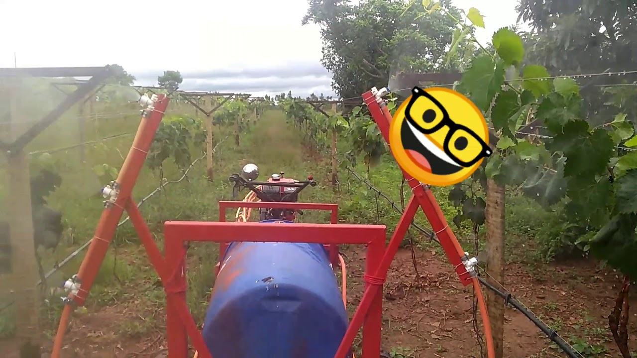 Tratorito pulverizador  parte 3 testando o funcionamento.