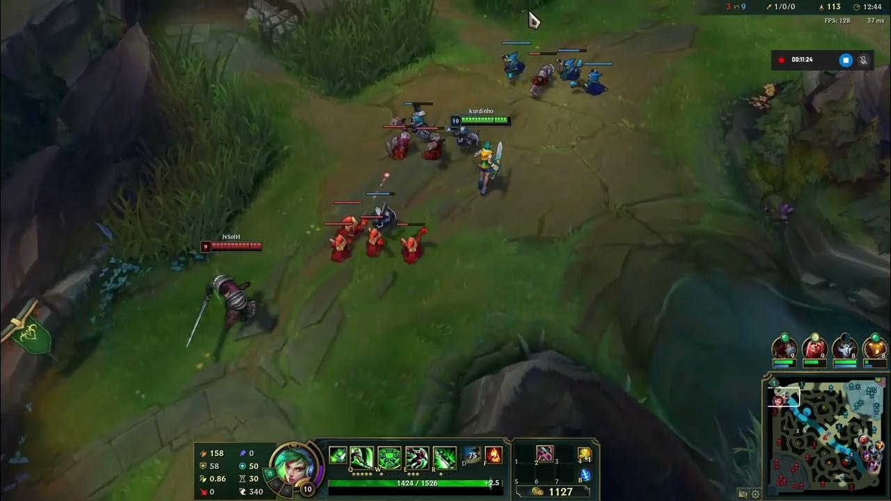 Riven vs Garen 10 cs per minute goal YouTube