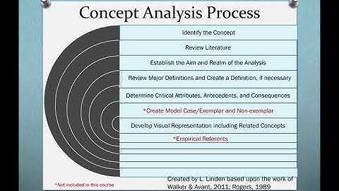 812 Module I Concept Analysis Overview