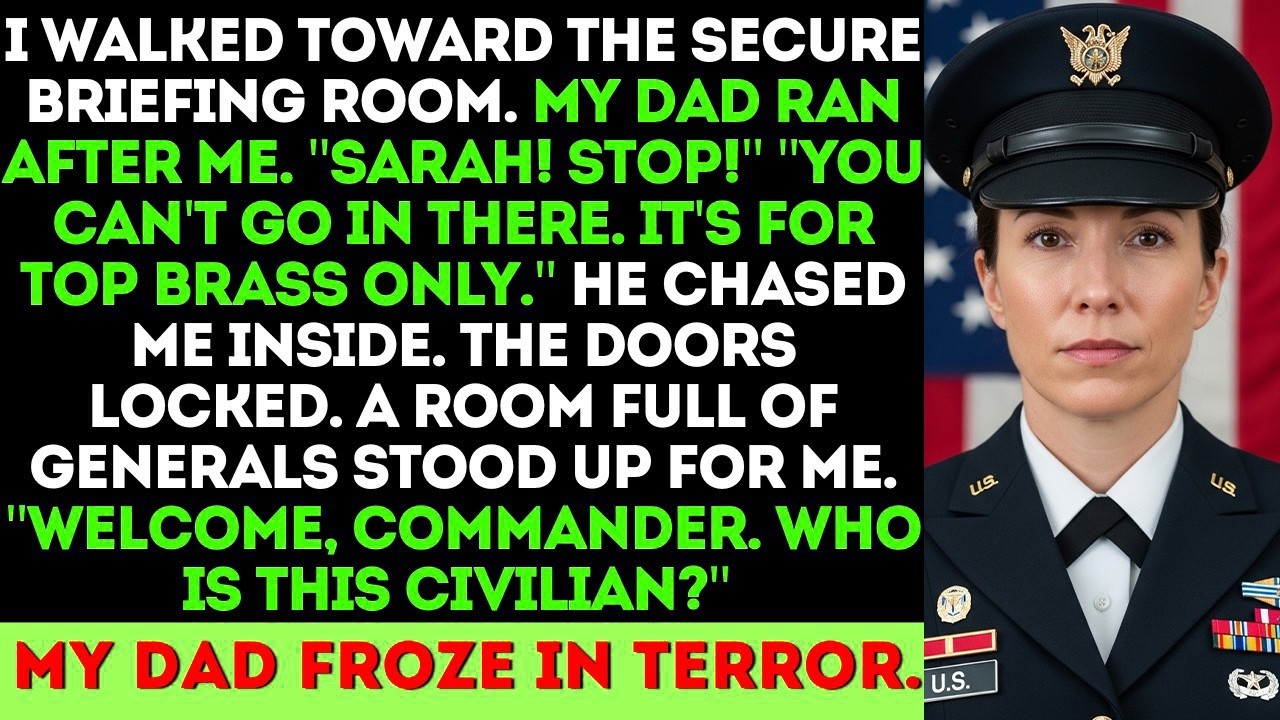“This Room Is For Top Brass Only,” Dad Yelled at the Pentagon—Then Every General Stood Up For Me…