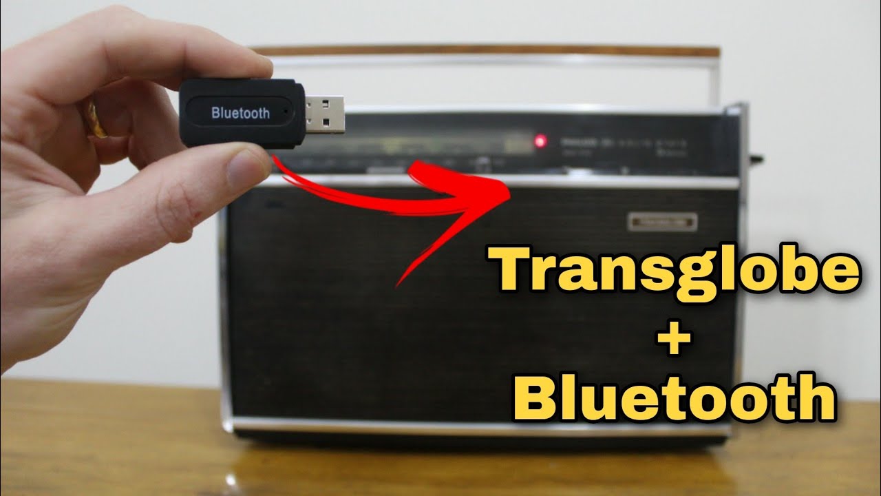 COMO Instalar BLUETOOTH em Rádio Antigo: TRANSGLOBE [1975]