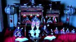 Hina (dolls) display at Gokashou.