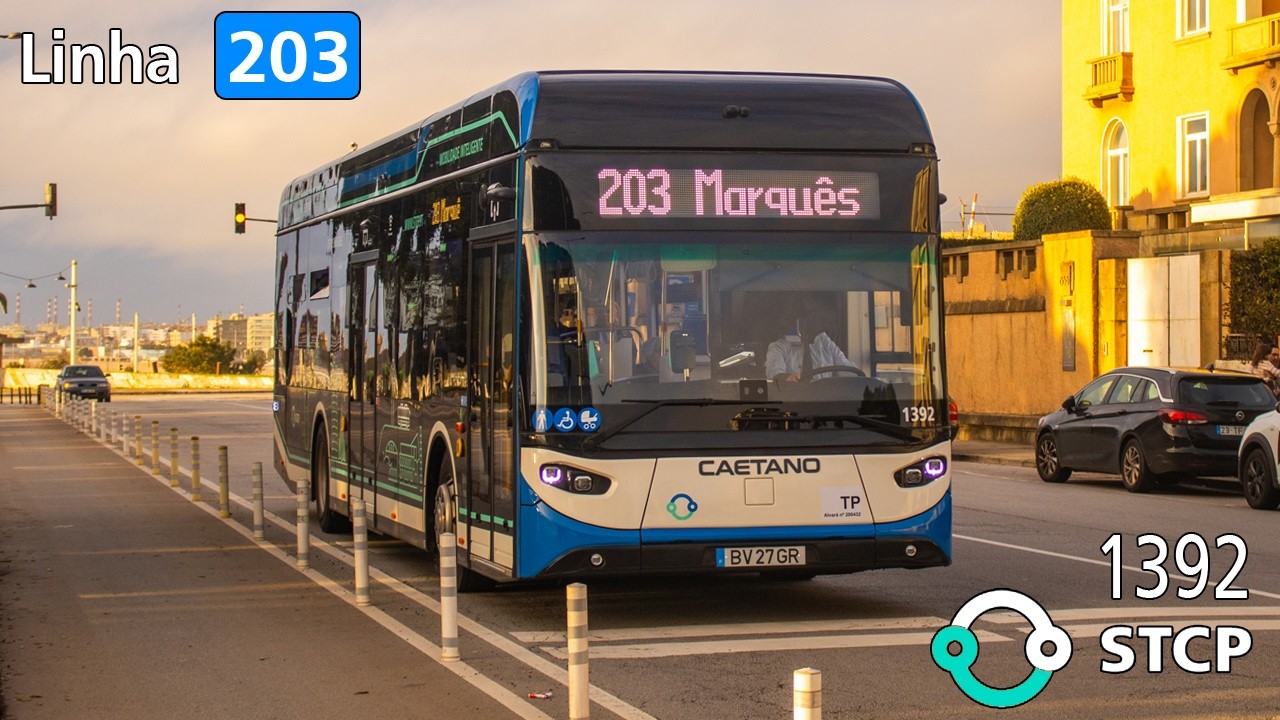STCP 1392 - Linha 203 (video recording - collab)