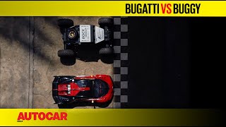 RACE: Bugatti Vision GT vs Rock Crawler Buggy | Wheel to Wheel | Autocar India