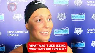 Alex Walsh on Pan Pacs Results Goes to show the amount of endurance training I ve been doing