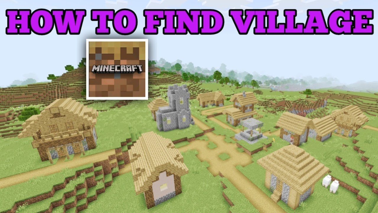 Minecraft trial me village kaise dhudhe | how to find village in ...