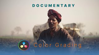 Documentary Color Grading in Davinci resolve tutorial