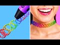 3D Pen &amp; Hot Glue DIY Ideas 🤩 MAKE YOUR OWN JEWELRY, DECOR AND MINI CRAFTS