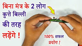 बिना मंत्र के 2 लोग कुत्ते बिल्ली की तरह लड़ेंगे - 100% सफल प्रयोग / Do Insano Ko Ladane Ka Totka