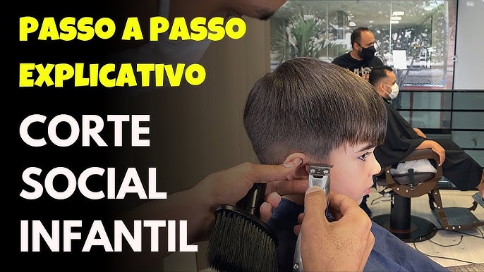 Melhor Aula da Internet 😱 Como Cortar Cabelo Infantil ✂️ Passo a Passo