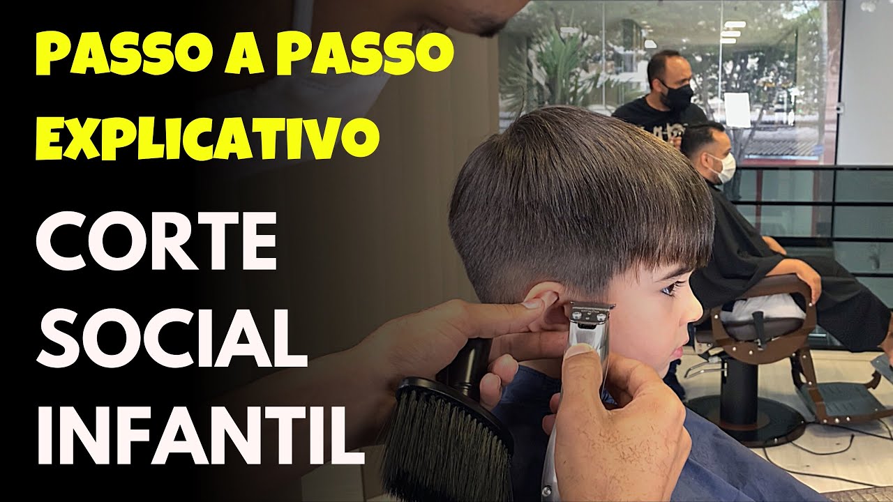 PASSO A PASSO - CORTE SOCIAL INFANTIL EM CABELO QUE ARREPIA / Farley Santiago