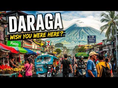 Walking Daraga Bicol | Life Beneath the Philippines’ Most Active Volcano 🇵🇭 Wish You Were Here?