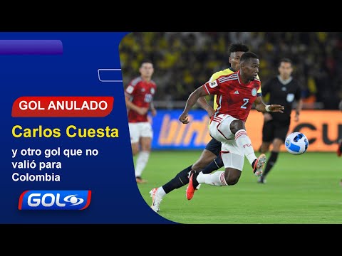 El VAR le anuló nuevo gol a la Selección Colombia: hubo fuera de lugar de Rafael Santos Borré