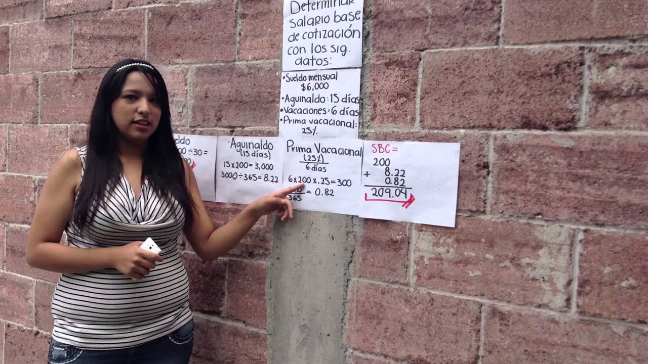 SALARIO BASE DE COTIZACION YouTube