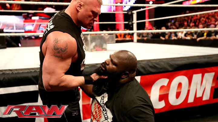 Brock Lesnar brawls with Mark Henry: Raw, March 3,...
